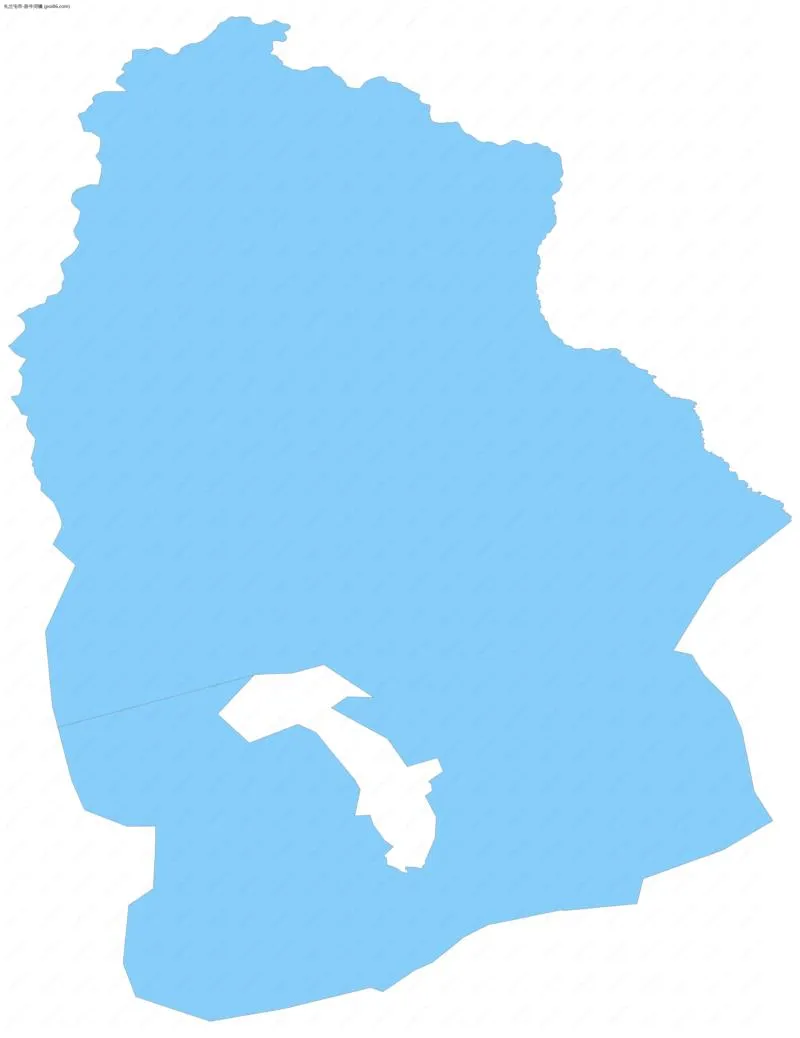 卧牛河镇边界地图