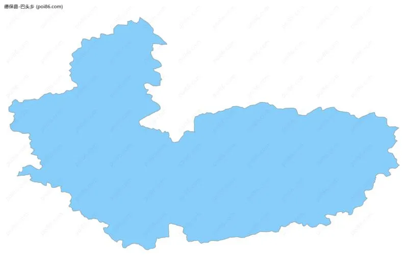 巴头乡边界地图