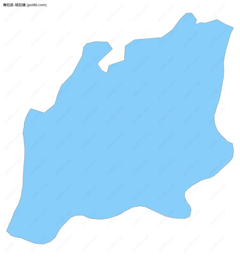 陵阳镇边界地图