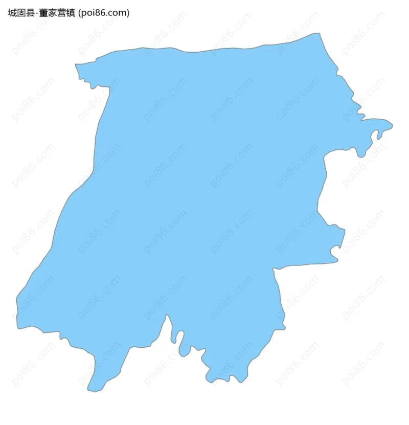 董家营镇边界地图