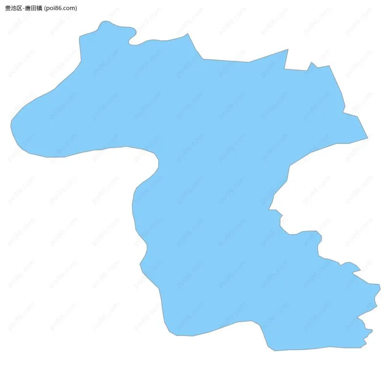 唐田镇边界地图