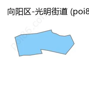 光明街道边界地图