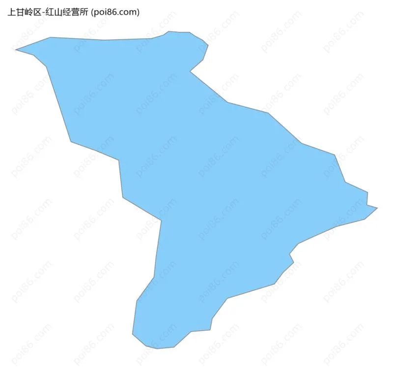 红山经营所边界地图