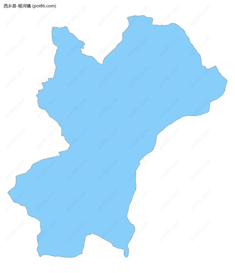 杨河镇边界地图