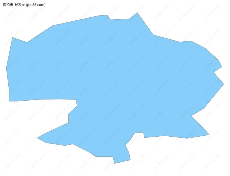 长发乡边界地图