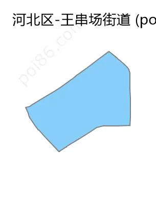 王串场街道边界地图