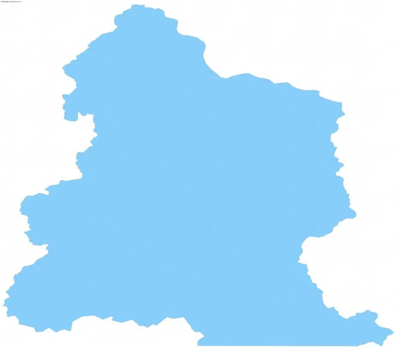 甘河林业局边界地图