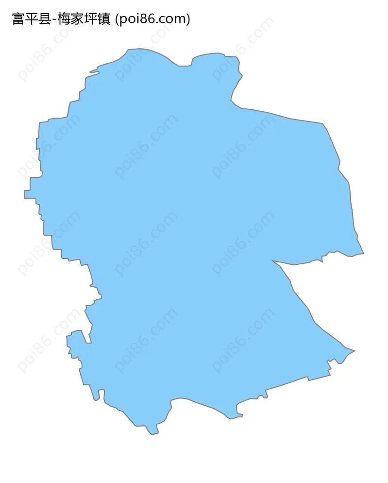 梅家坪镇边界地图