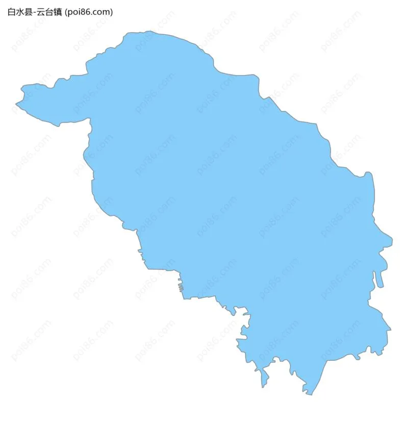 云台镇边界地图