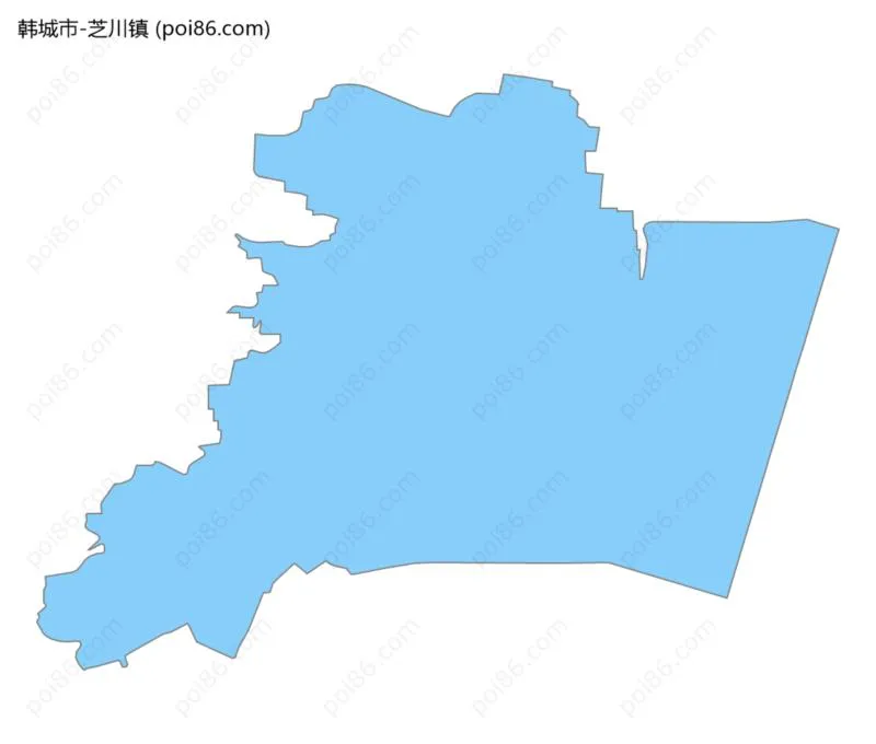 芝川镇边界地图