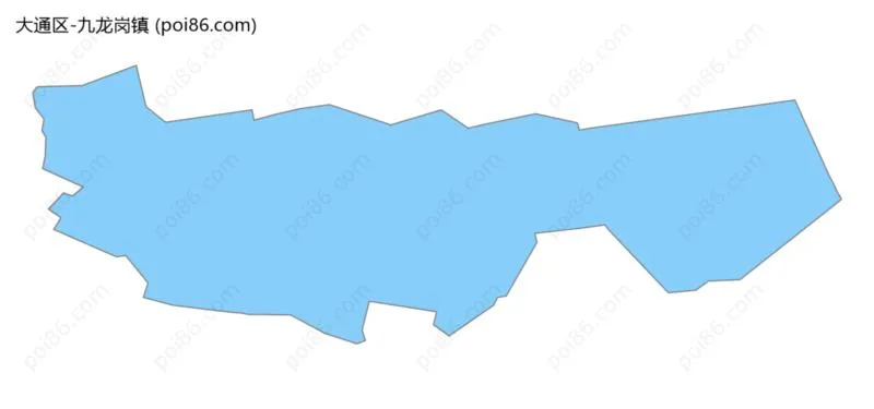 九龙岗镇边界地图