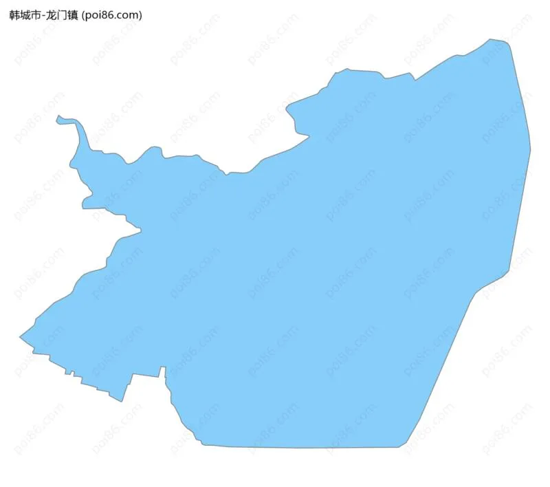 龙门镇边界地图