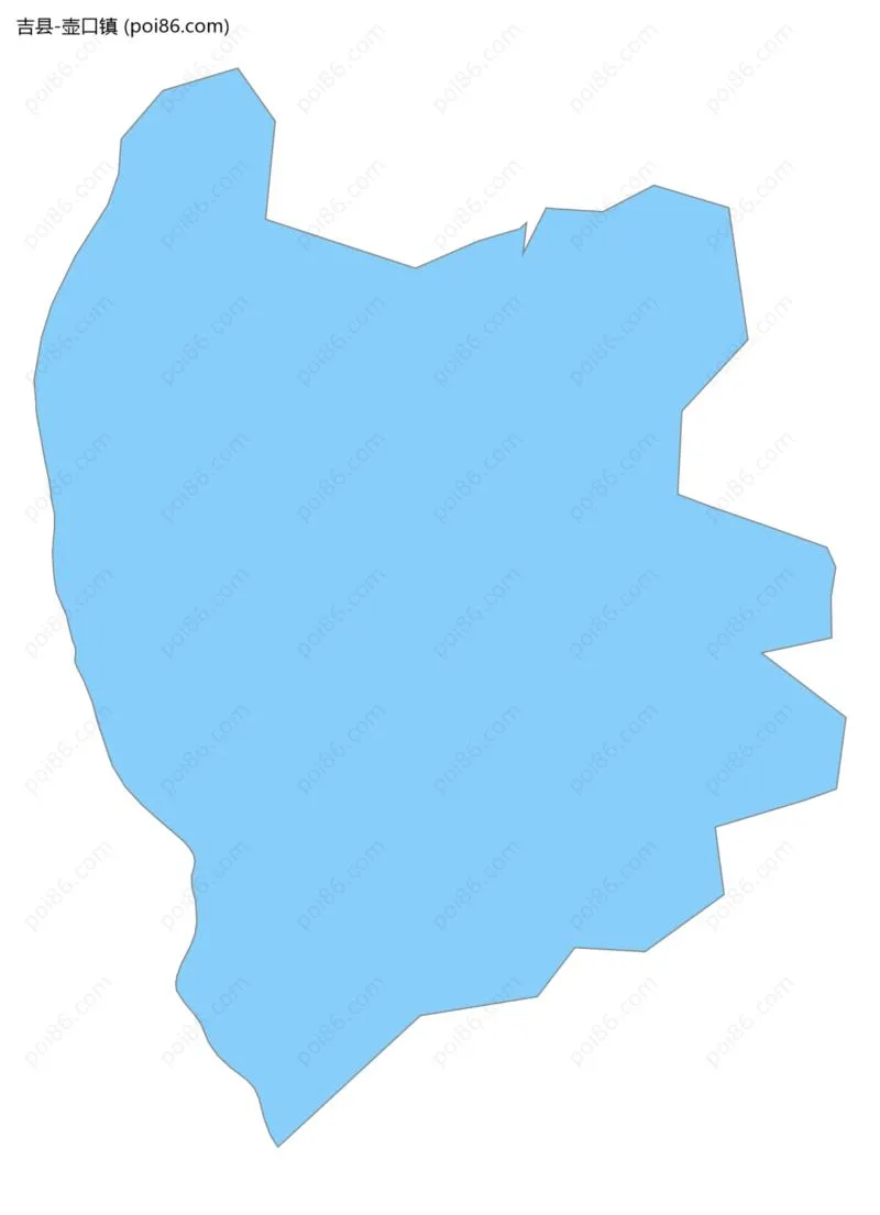 壶口镇边界地图