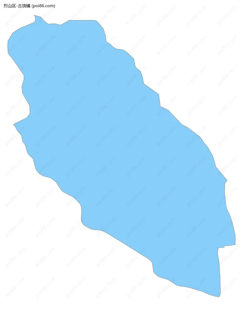 古饶镇边界地图