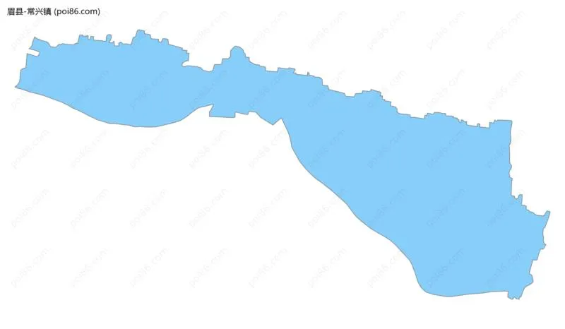 常兴镇边界地图