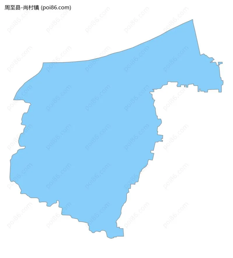 尚村镇边界地图