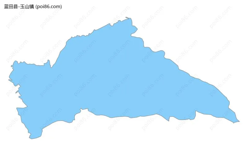 玉山镇边界地图