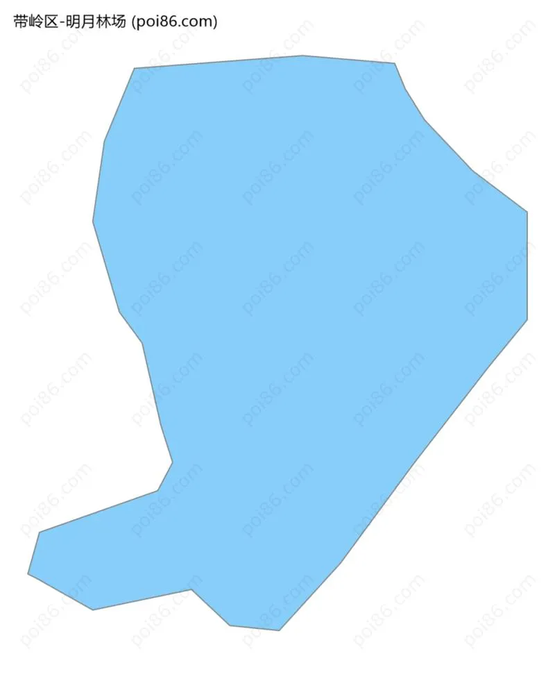 明月林场边界地图