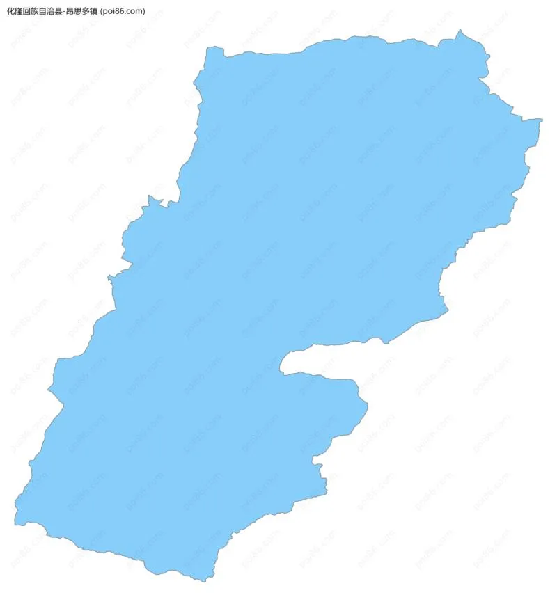 昂思多镇边界地图