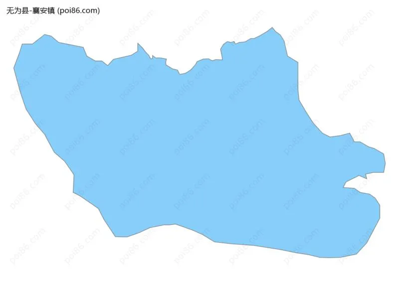 襄安镇边界地图