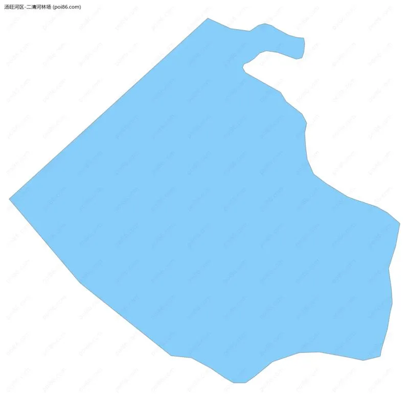 二清河林场边界地图