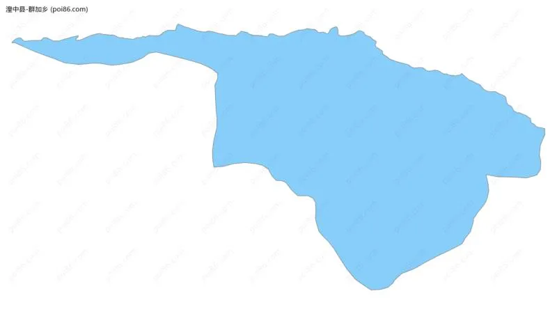 群加乡边界地图