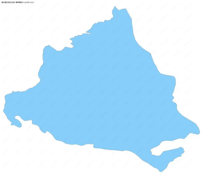 道帏藏族乡边界地图