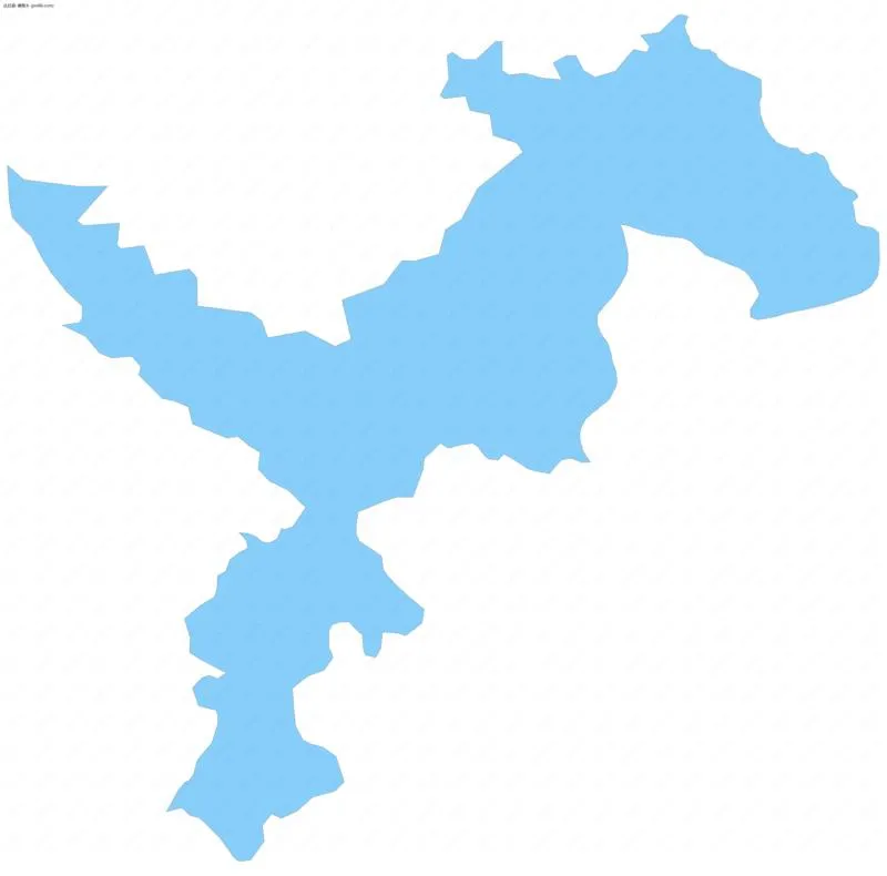 德昂乡边界地图