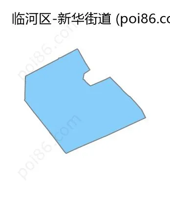 新华街道边界地图