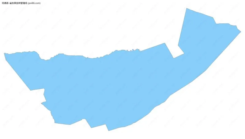 省牧草良种繁殖场边界地图