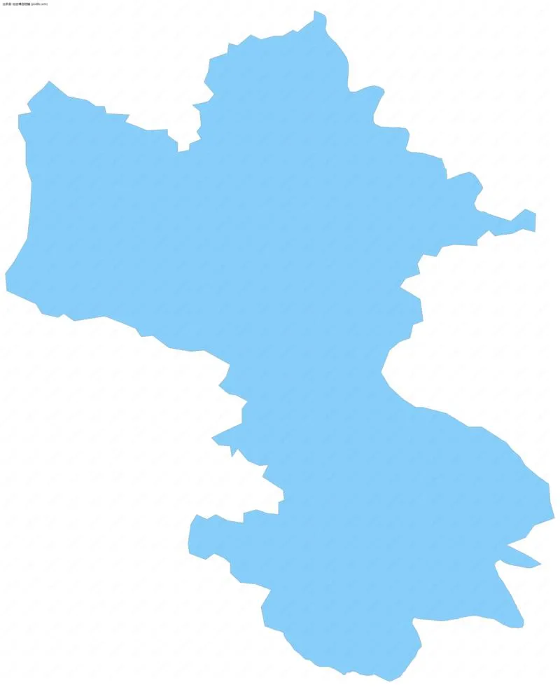 加吉博洛格镇边界地图