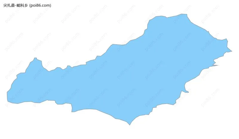 能科乡边界地图