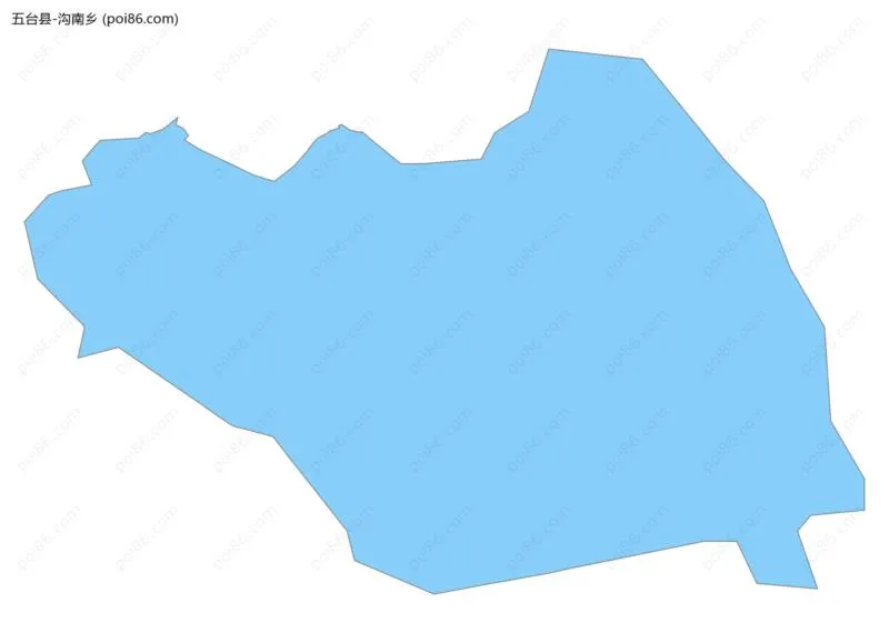 沟南乡边界地图