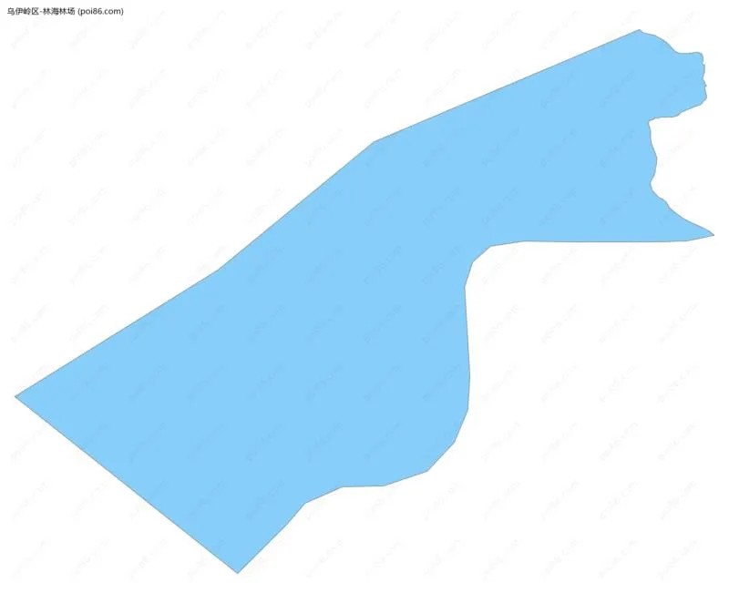 林海林场边界地图