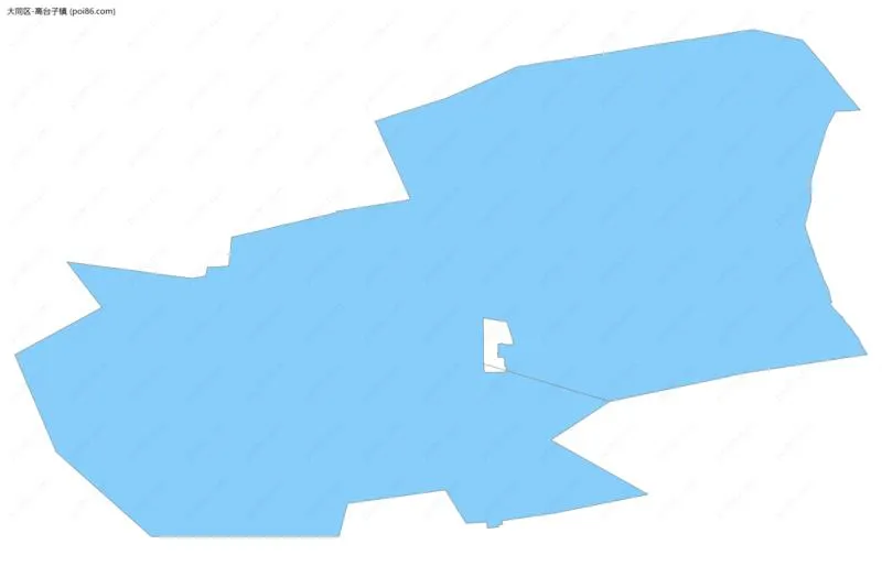 高台子镇边界地图