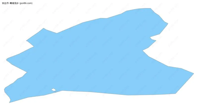 青肯泡乡边界地图