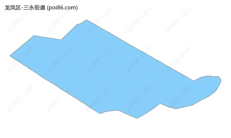 三永街道边界地图