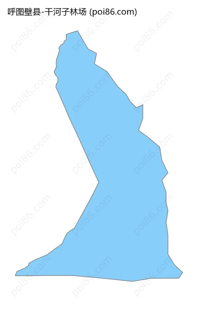 干河子林场边界地图