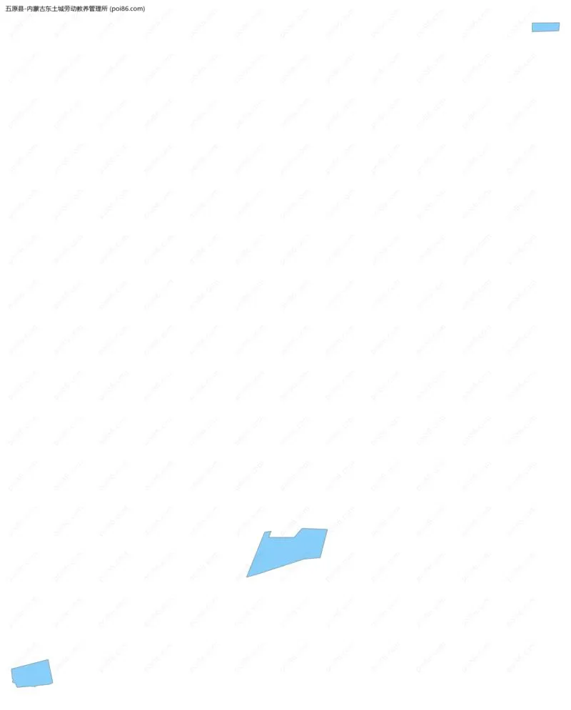 内蒙古东土城劳动教养管理所边界地图