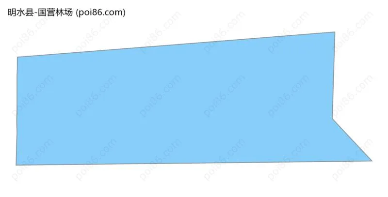 国营林场边界地图