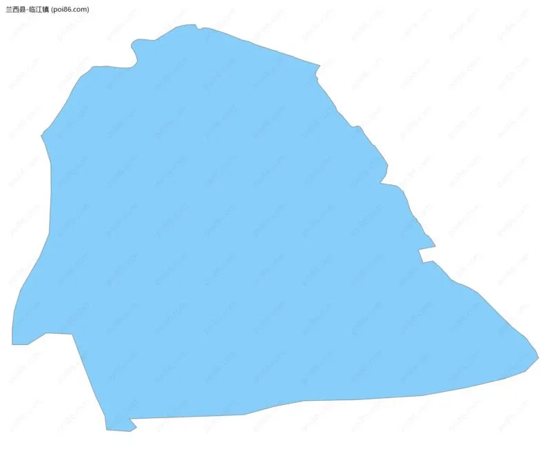 临江镇边界地图