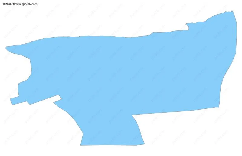 北安乡边界地图