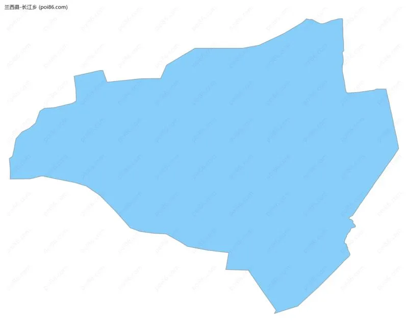 长江乡边界地图