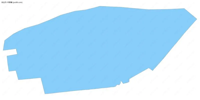 羊草镇边界地图