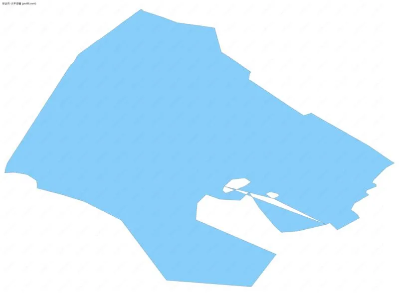 太平庄镇边界地图