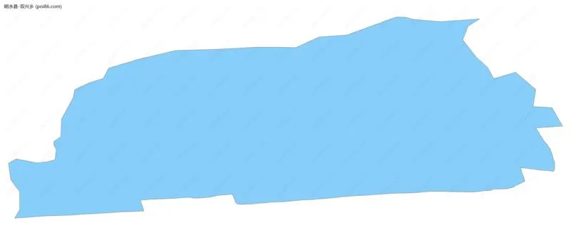 双兴乡边界地图