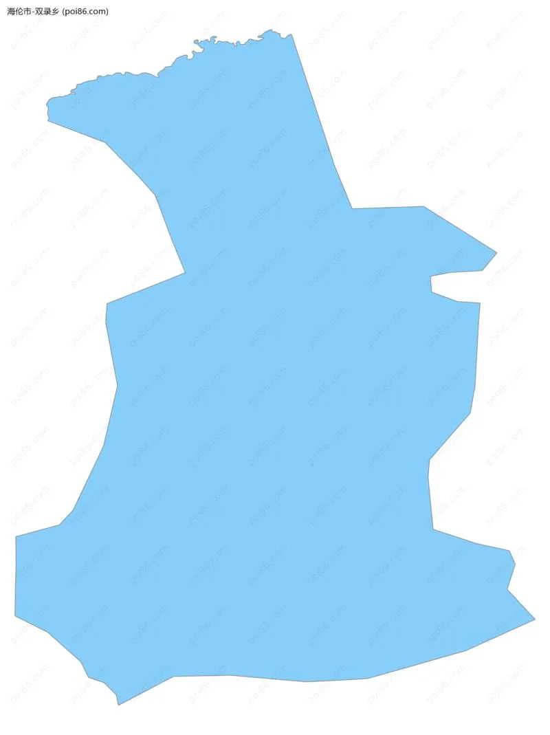 双录乡边界地图