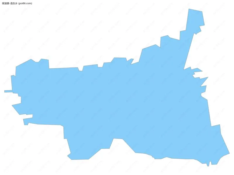 连生乡边界地图