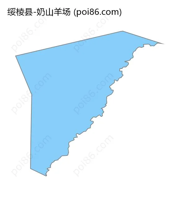 奶山羊场边界地图