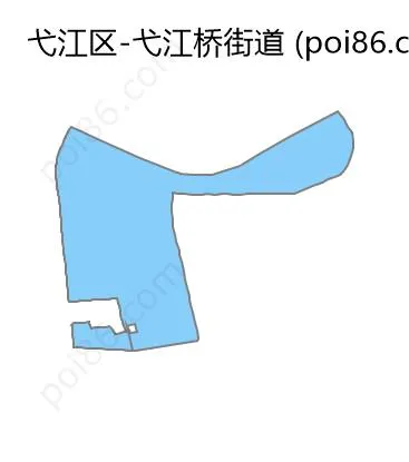 弋江桥街道边界地图